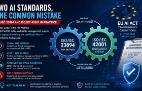 Two AI Standards, One Common Mistake: ISO/IEC 23894 and ISO/IEC 42001 in Practice