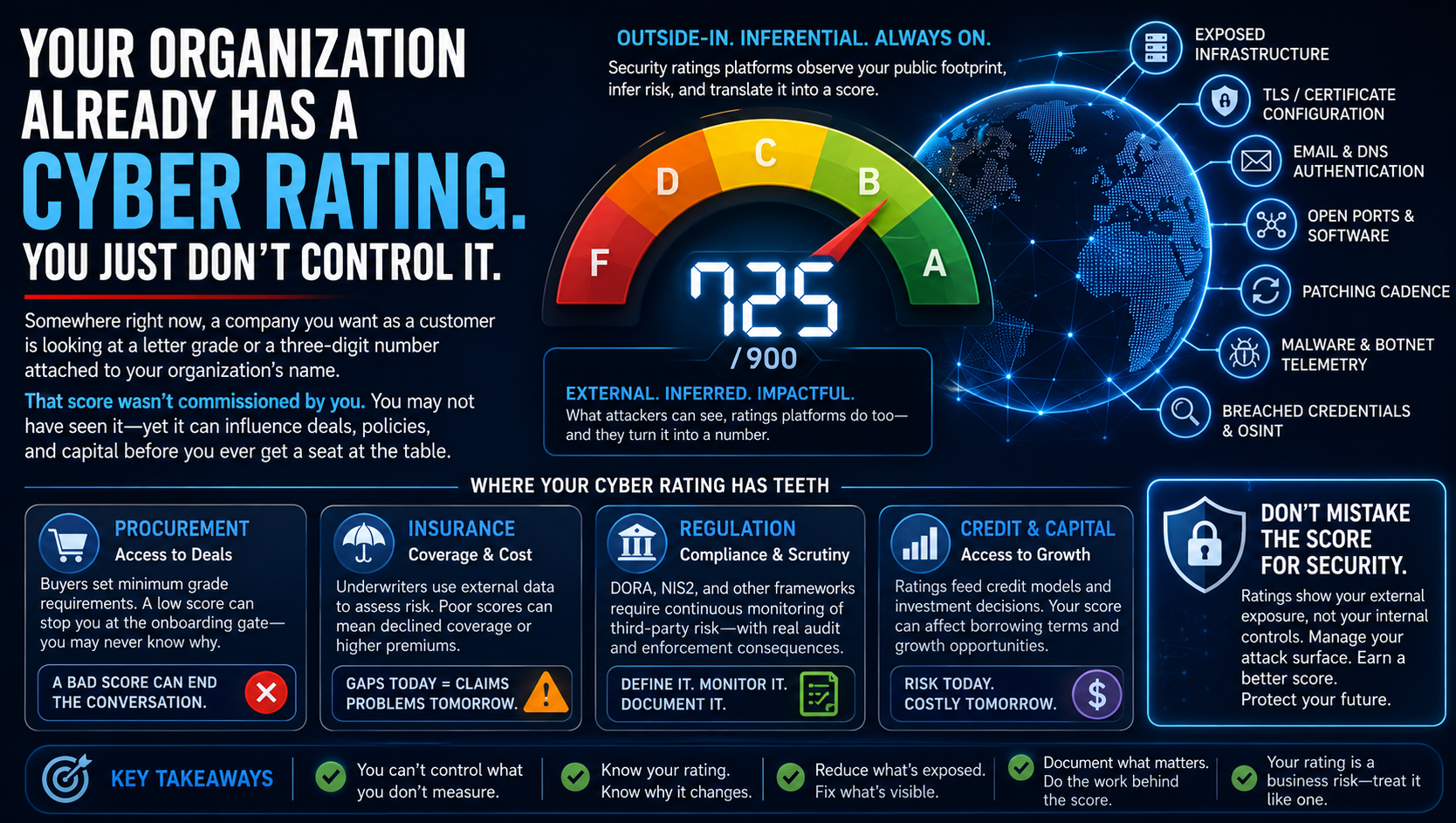 Your Organization Already Has a Cyber Rating. You Just Don't Control It.