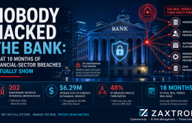 Nobody Hacked the Bank: What 18 Months of Financial-Sector Breaches Actually Show