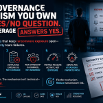 Every Governance Mechanism You Own Asks a Yes/No Question. Partial Coverage Answers Yes.