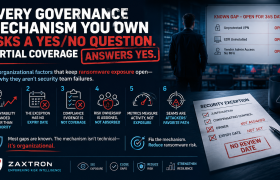 Every Governance Mechanism You Own Asks a Yes/No Question. Partial Coverage Answers Yes.